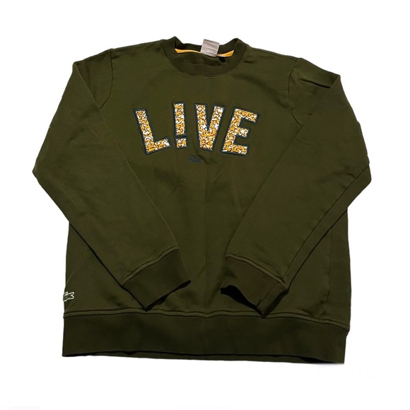 LacosteRare Vintage Green Pullover Sweatshirt